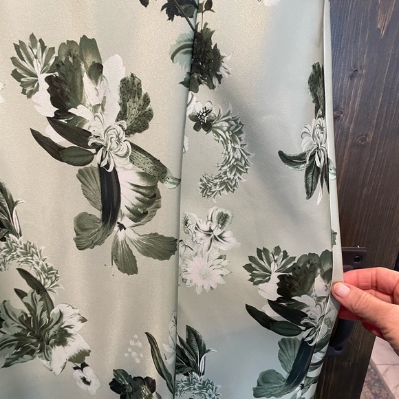 Anthropologie BHLDN Avianna Stretch Satin Strapless Side-Slit Maxi Dress size 8 - Picture 7 of 12